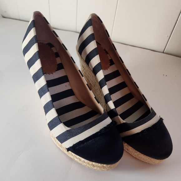 J. Crew Seville Espradille Wedge Heels Size 9 - Picture 1 of 15